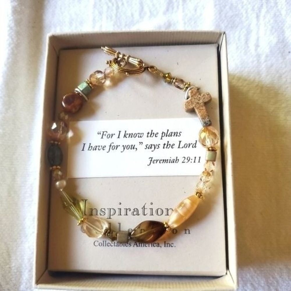 Collectibles America Inc. Inspirational Collection Beaded Bracelet